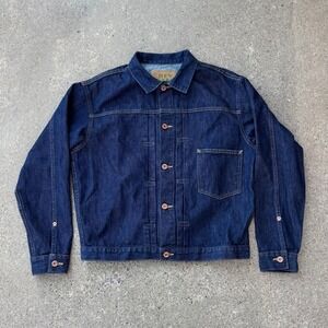 Hey Gang Denim Trucker Western Jacket Oversized Cropped Women's Size 0